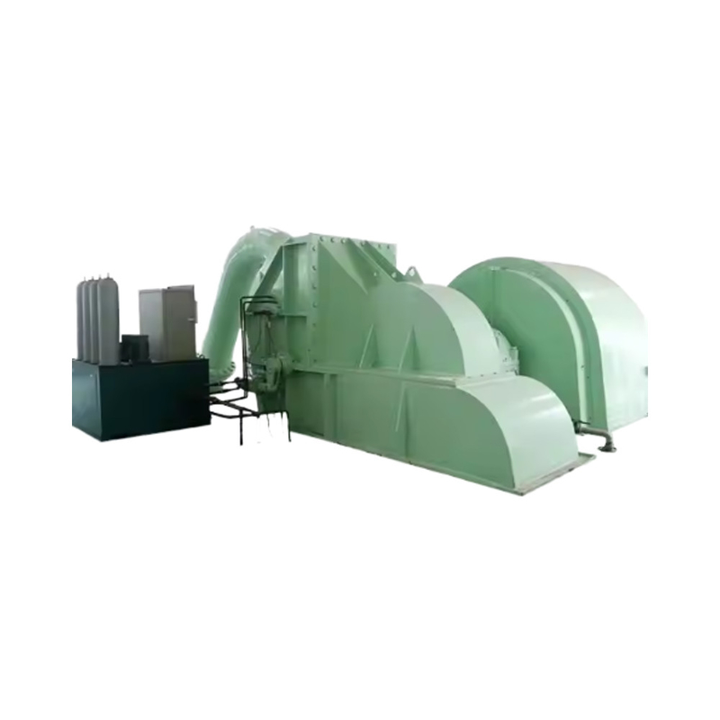 Turbina hidroeléctrica Pelton de 134 m de cabecera de agua nominal y 2150 kW de capacidad con un solo o varios chorros