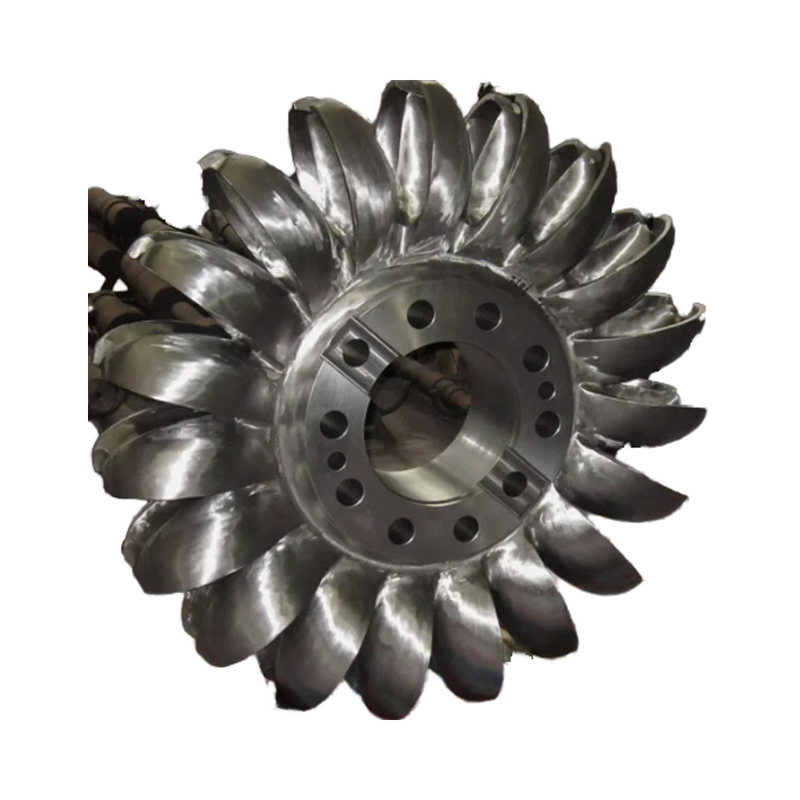 100m-800m Rango de cabeza de agua Turbina hidroeléctrica Pelton con 0.385m3/s Descarga de diseño y opciones personalizables