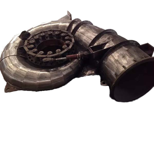 Turbina de acero inoxidable Francis Turbina hidráulica horizontal Francis para cabeza alta 20-200m