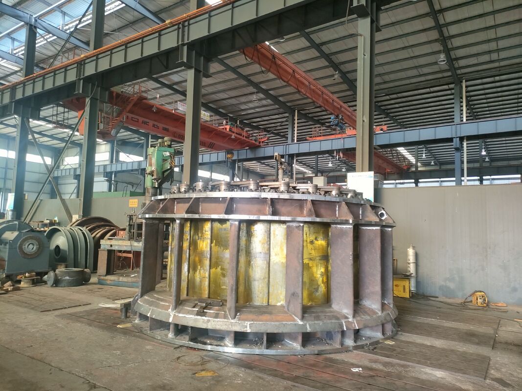 Turbina Hidráulica Kaplan con álabes directrices ajustables, carcasa de acero al carbono y entrada de agua vertical para proyectos hidroeléctricos