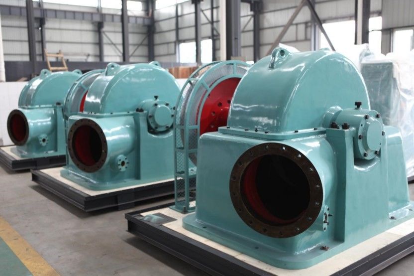 Turbina Turgo de 550 kW