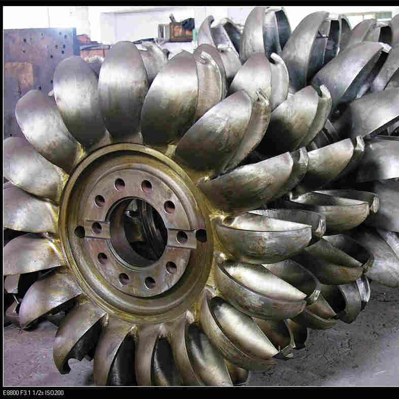 tipo cuchilla fija de 100kW-200kW S del corredor del poder hidráulico micro de la turbina de Kaplan
