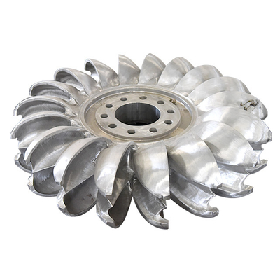 Arrabio/turbina de flujo axial hidráulica de acero inoxidable de la turbina de Pelton para la hidroelectricidad industrial