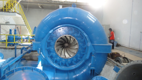 2.5M Diámetro del rotor Generador de turbina hidráulica para proyectos hidroeléctricos a pequeña escala