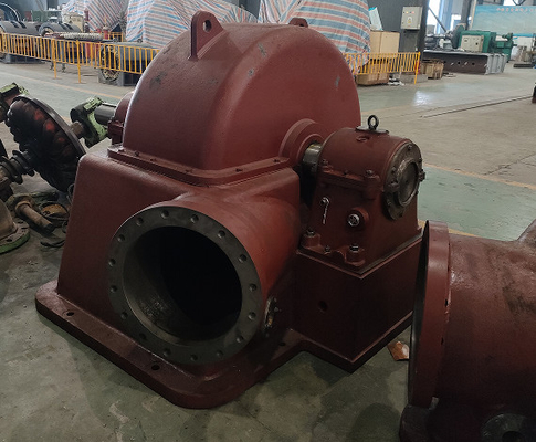 Instalación vertical u horizontal Turgo Turbina de impulso hidráulico con capacidad de 1000 kW
