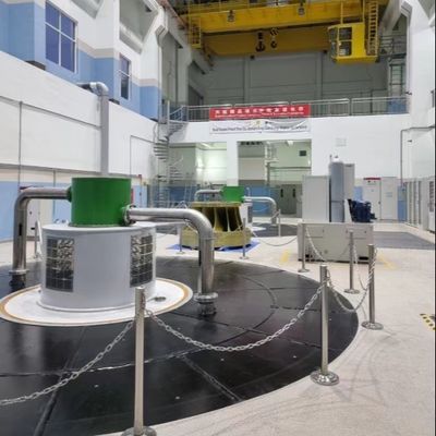 Turbina hidroeléctrica Kaplan vertical con álabes ajustables e impulsor de acero inoxidable para generación de energía hidroeléctrica de 6300V