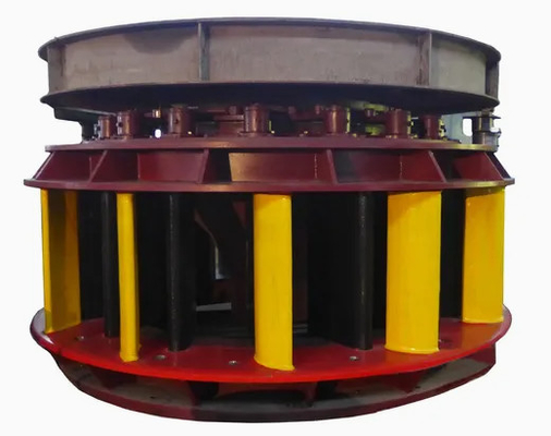 Turbina hidráulica Kaplan de entrada de agua vertical con hoja de ejecución fija y tipo de generador síncrono