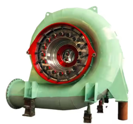 Casilla espiral de acero al carbono Q345 Francis Turbina de agua para 50 M-120m Central hidroeléctrica de cabeza nominal