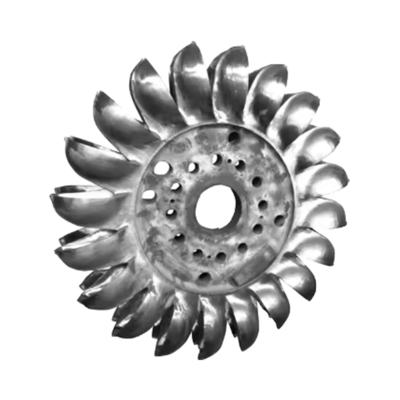 Diseño de la turbina de chorro de agua Descarga 0.385m3/s Presión de entrada 1-20 bar para aplicaciones de trabajo pesado