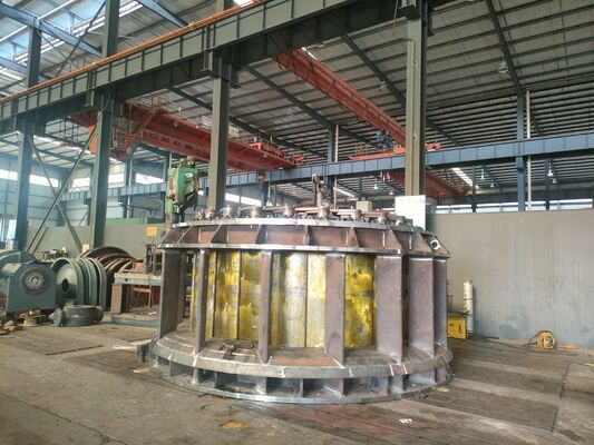 Turbina Hidráulica Kaplan con álabes directrices ajustables, carcasa de acero al carbono y entrada de agua vertical para proyectos hidroeléctricos