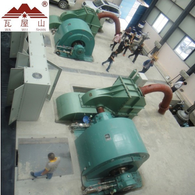 Pequeña Pelton cabeza hidráulica del agua de la turbina el 180m de 50HZ en el acero inoxidable del ceñidor