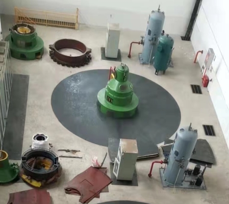 Cabeza de acero inoxidable del agua de 8000kw Kaplan de la turbina vertical los 31m del agua