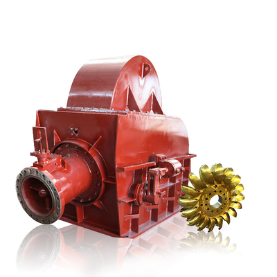 Turbina hidráulica 60HZ de Mini Water Head los 250m Pelton de la turbina de la rueda del ceñidor 500RPM Pelton