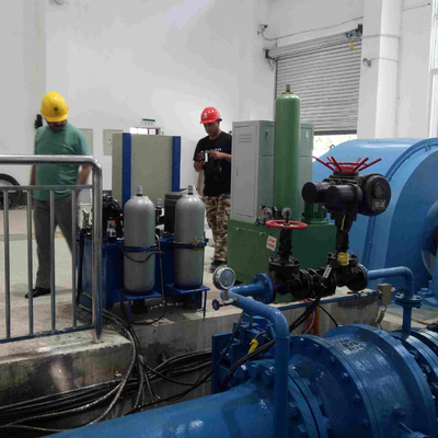 Pequeña turbina hidráulica confiable del generador de 5mw Kaplan 1mw de la eficacia alta de la central hidroeléctrica 8,2 M3/S