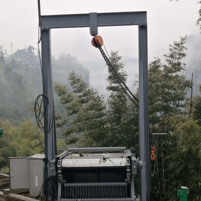 Tratamiento de aguas residuales automático de la pantalla de barra IP55 1kw para la turbina del agua de la central hidroeléctrica